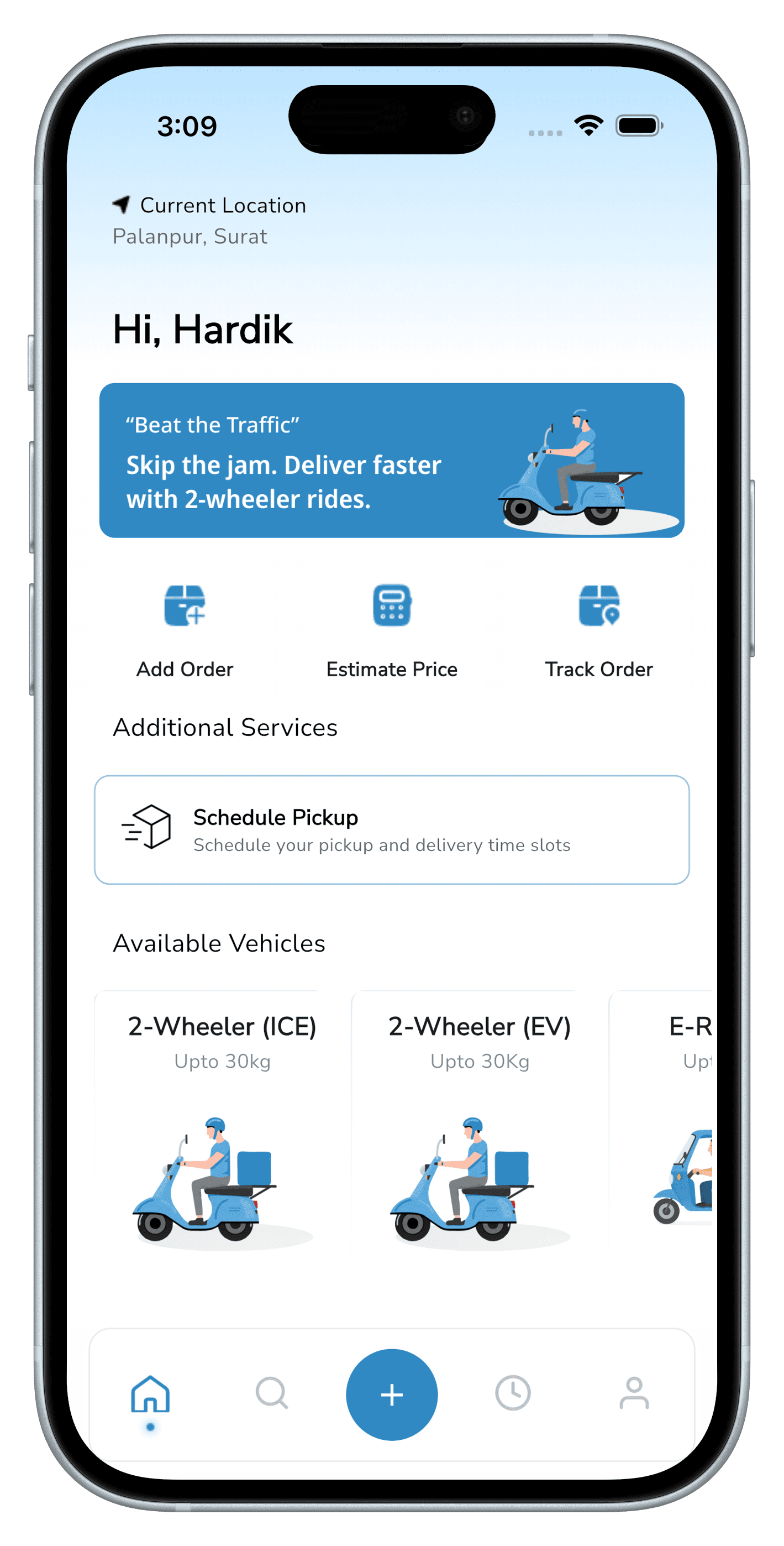 Bhaada — Cargo Logistics Platform — 02 — Customer App